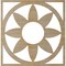 Ekena Millwork Blume Wood Fretwork Pierced Ceiling Medallion, Birch, 36"OD x 12 1/2"ID x 1/4"T CMWP36X36X0250BLBI - alternate 3